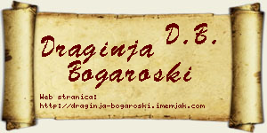 Draginja Bogaroški vizit kartica